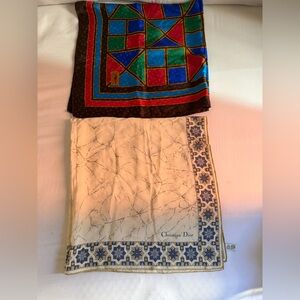 Christian Dior and YSL scarves. Winner choice